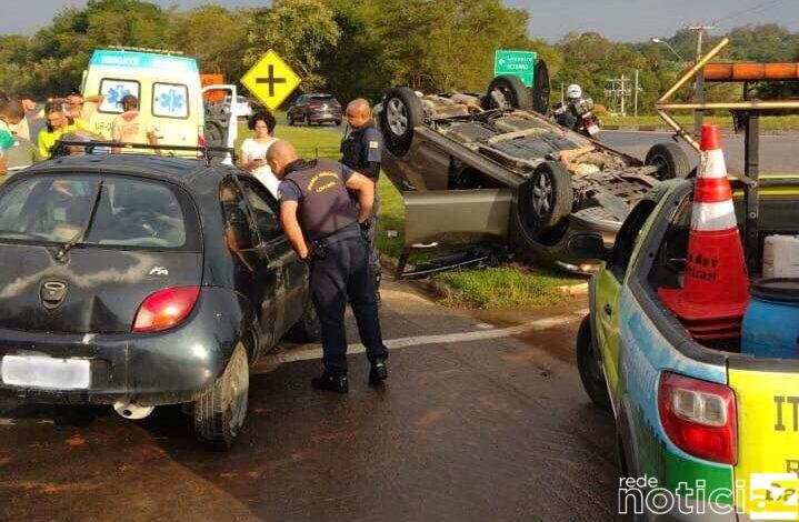 Motorista provoca acidente e vai presa em Louveira
