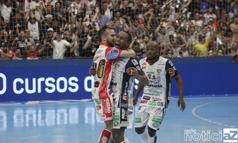 Cascavel fatura a Liga Nacional de Futsal com goleada sobre o Sorocaba