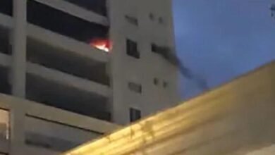 Apartamento pega fogo em Jundiaí