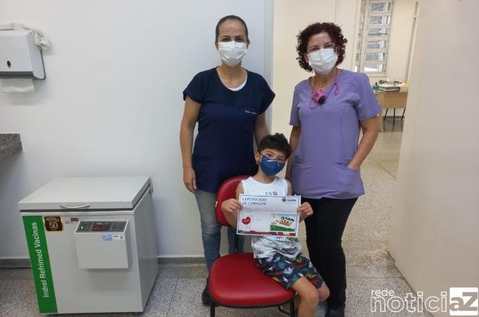Louveira começa a vacinar crianças contra a Covid-19