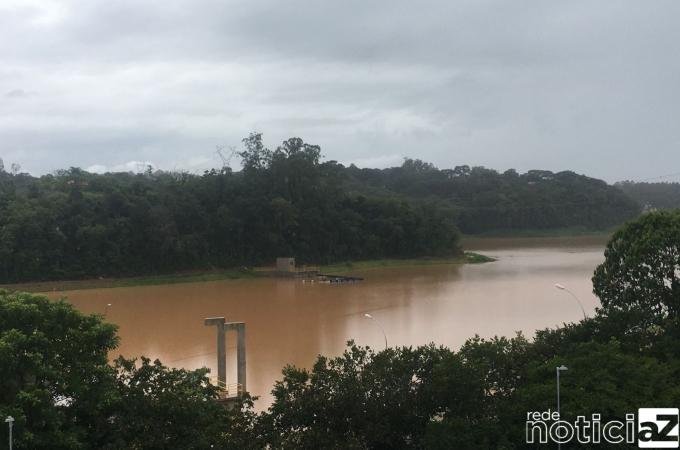 Chuvas intensas deixam represa de Louveira com quase 100% da capacidade
