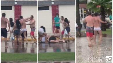 Confusão generalizada na orla de Praia Grande viraliza nas redes sociais