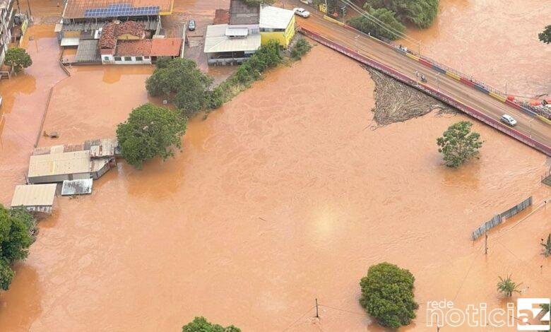 Sobe para 341 o número de ciades em emergência no estado de Minas Gerais em razão das chuvas