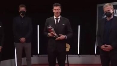 Robert Lewandowski e o melhor jogador do mundo da FIFA