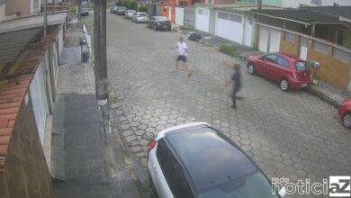 Criminoso persegue e rouba homem em São Vicente