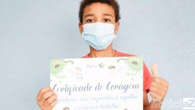 Crianças vacinadas em Itupeva