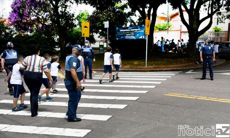 Guarda de Jundiaí garante a segurança na volta às aulas
