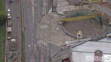 Concretagem em desmoronamento na marginal é finalizada