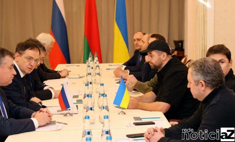 Começam as negociações para o cessar-fogo entre Ucrânia e Rússia