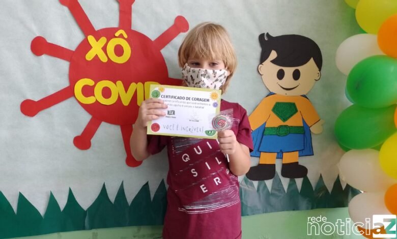 Vacinação infantil em Campo Limpo