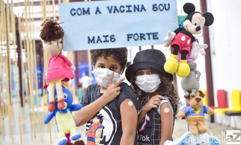 Covid-19: Quase 50% das crianças de Jundiaí já receberam a primeira dose da vacina