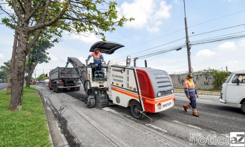 Programa Mais Asfalto Jundiaí realiza recapeamento na Avenida Antônio Pincinato