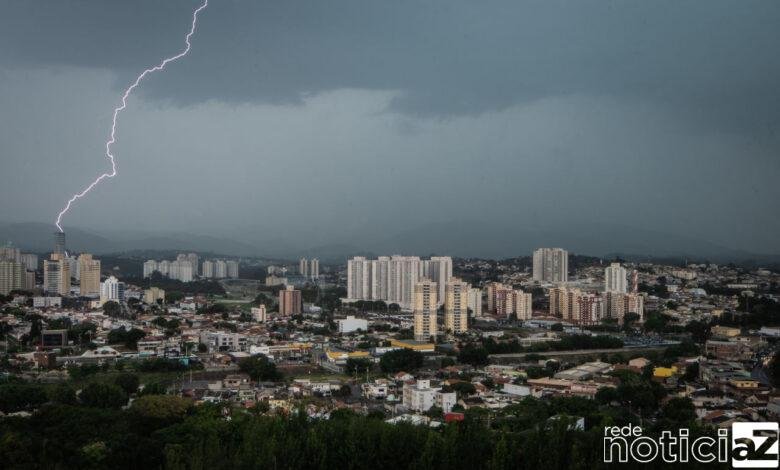 Defesa Civil emite alerta de tempestade na Região de Jundiaí