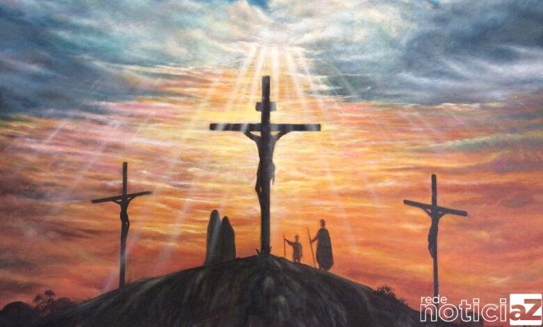 Exposição sobre a Via Sacra é destaque na Biblioteca Professor Nelson Foot