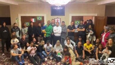 Primeiros brasileiros que estavam na Ucrânia desembarcam no Brasil