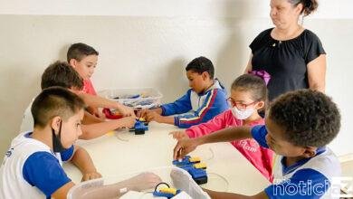 Aula de robótica é destaque nas escolas de Itupeva