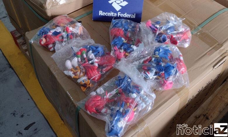 Cerca de 60 toneladas de brinquedos falsificados são apreendidos no Porto de Santos