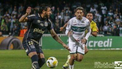 Santos tem atuação pífia e sai derrotado pelo Coritiba na Copa do Brasil