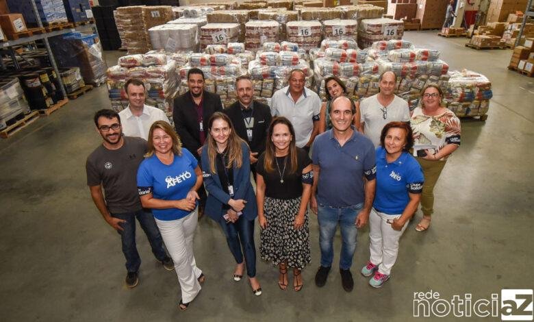 O Clube Jundiaiense doou, nesta sexta-feira (29), 537 cestas básicas ao Fundo Social de Solidariedade (Funss) de Jundiaí.