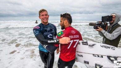 Filipe Toledo vence etapa de Bells Beach e lidera a Liga Mundial de Surfe