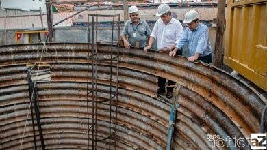 Itupeva realiza vistoria nas obras da margem esquerda do Rio Jundiaí