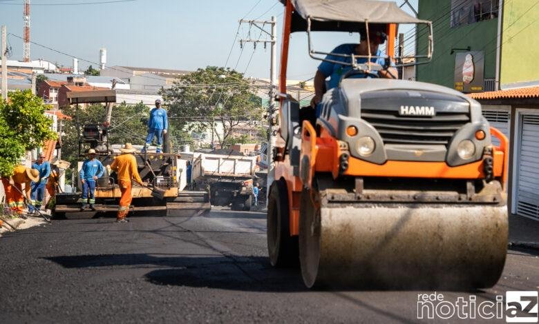 Itupeva realiza o recapeamento do bairro Portal Santa Fé