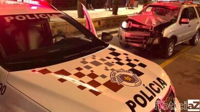 Motorista causa acidente em Louveira