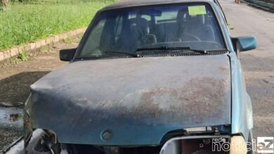 Carros abandonados em Várzea Paulista