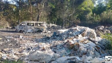 Empresa de reciclagem pega fogo em Jarinu