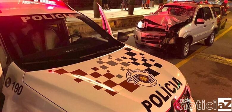 Motorista causa acidente em Louveira