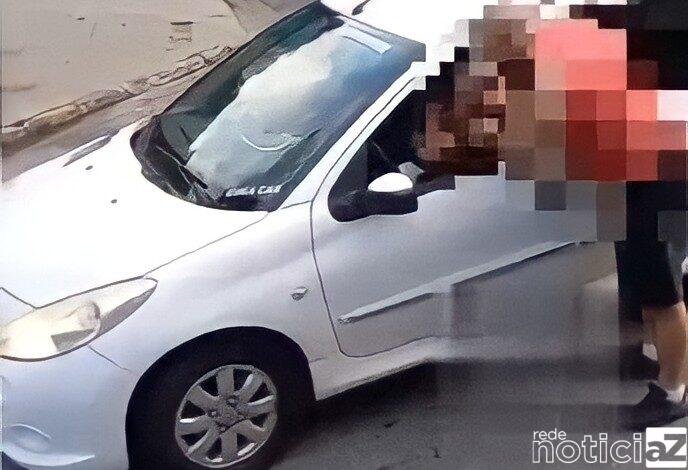 VÍDEO - Idoso se envolve em confusão de trânsito e tem o braço quebrado por homem