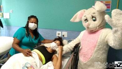 Crianças do Hospital Universitário de Jundiaí são presenteadas com ovos de Páscoa