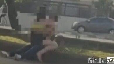 VÍDEO - Casal faz sexo no meio de avenida e quase sofrem agressões