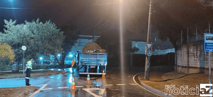 Vias de Jundiaí ficam bloqueadas após acidente e queda de árvore