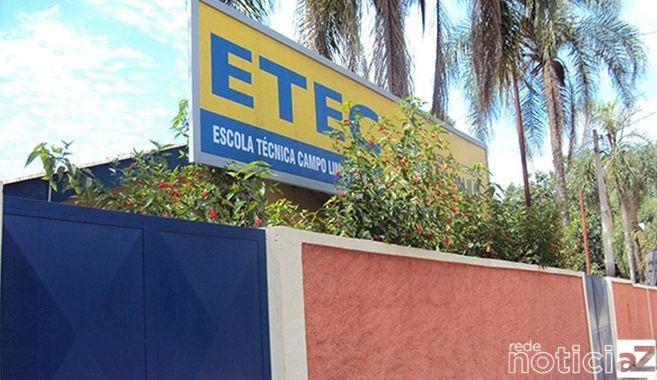 Inscrições para o Vestibulinho da ETEC de Campo Limpo Paulista estão abertas