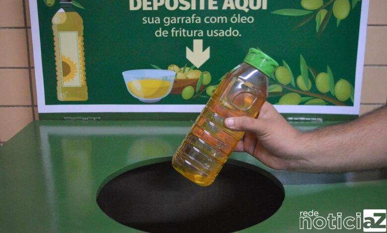 Ação especial de coleta de óleo e de sucata eletrônica é feita em Louveira