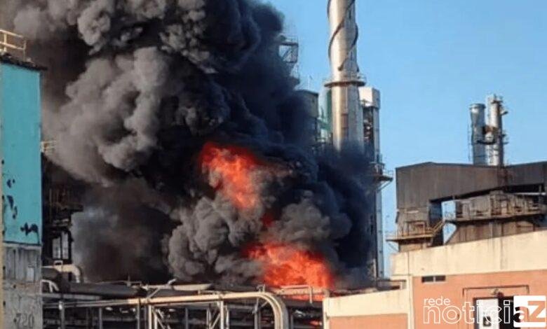 Refinaria da Petrobras sofre incêndio em Cubatão