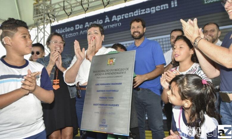 A Prefeitura de Jundiaí inaugurou, neste sábado (30), o Núcleo de Apoio à Aprendizagem ‘Professor Edson Américo Carneiro’, no bairro Novo Horizonte.