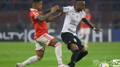 Em jogo marcado por episódio de racismo, Corinthains empata com o Inter e segue líder do Brasileirão