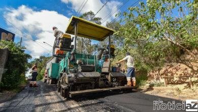 Jundiaí realiza obras de asfaltamento na Avenida Antônio Barchetta
