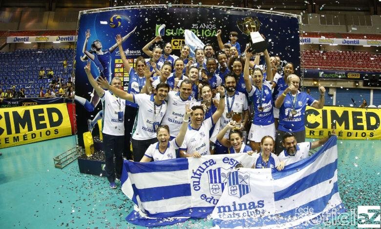 O Minas é o tricampeão da Superliga Feminina