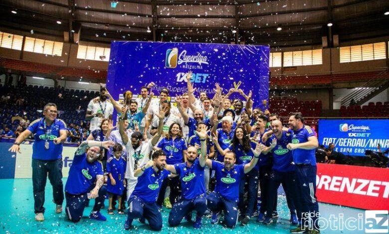 Cruzeiro confirma o favoritismo sobre o Minas e se torna heptacampeão da Superliga Masculina
