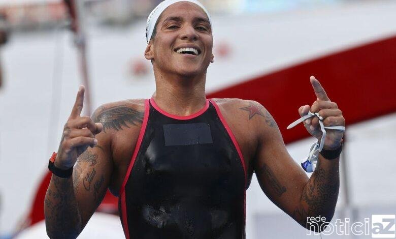 Ana Marcela Cunha garante o pentacampeonato mundial dos 25 Km de águas abertas