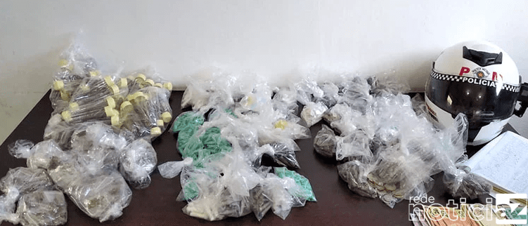 Homem é preso com 2 mil porções de drogas em Campo Limpo Paulista