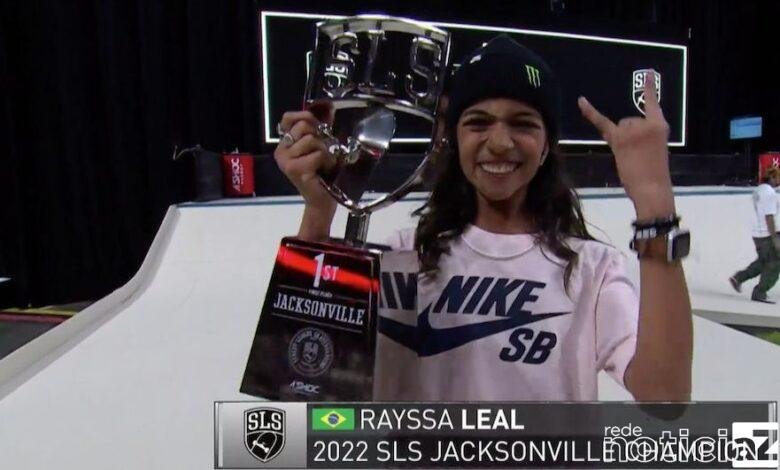 Rayssa Leal vence etapa da street league feminina nos Estados Unidos com manobra espetacular