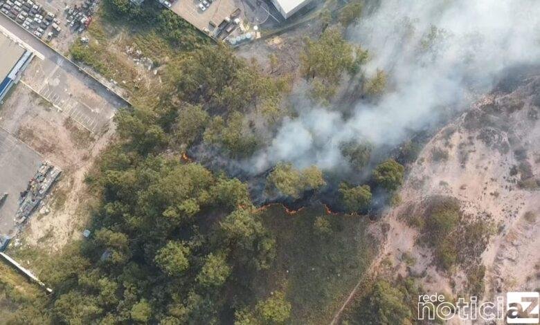 Área de mais de 46 mil m² de Várzea Paulista é incendiada