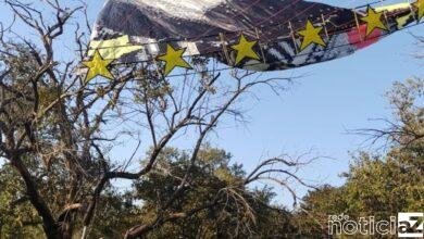VÍDEO - Apetrechos de balão são resgatados pela Florestal de Jundiaí