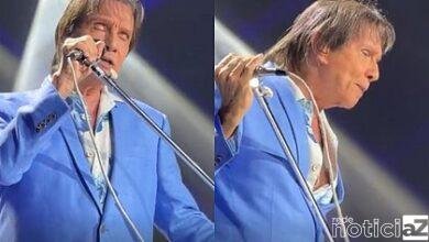 VÍDEO - Roberto Carlos surta e manda fã se calar durante show