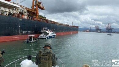 cocaína casco navio