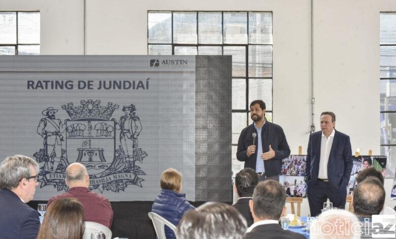 Jundiaí apresenta conquista do duplo A na avaliação de riscos feita pela Austin Rating